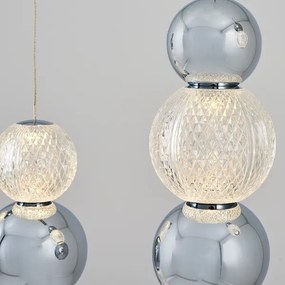 LED csillár kábelen CREMONA LED/27W/230V 3000K matt króm