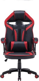 Gamer és irodai szék, Drift, 52x130x67 cm, piros