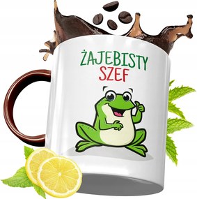 Bordó Bögre Főnöknek Születésnapi Ajándék fényképes nyomtatással