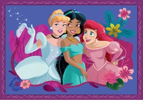 Disney Hercegnők Whimsical 4 az 1-ben puzzle Clementoni