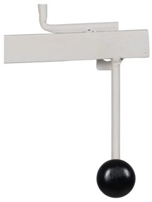 Fehér fém fali fogas Home – Ixia