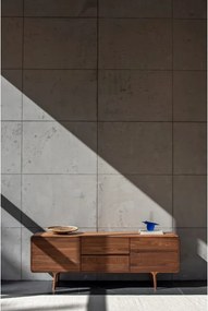 Barna diófa TV-állvány 180x65x45 cm Fawn – Gazzda