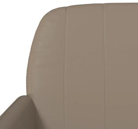 kávészínű műbőr pad 107 x 80 x 81 cm