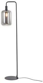 Fekete állólámpa (magasság 155 cm) Lekar – Light & Living