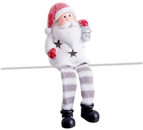 Piros-fehér karácsonyi fénydekoráció Santa Claus – Casa Selección