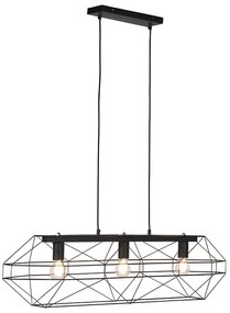 Ipari lógólámpa fekete 3 lámpás - Carcass