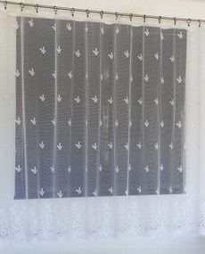 Mg Függöny jacquard Vastag 75/100 Fehér 350X180 got M