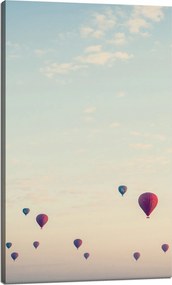 Vászonkép Ifjúsági Léggömbök Ég Természet Naplemente 60x100