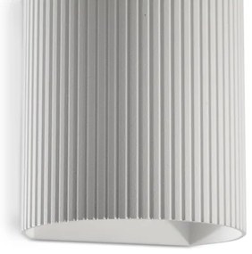 FARO 40526 - Fali lámpa SOLE 1xGU10/8W/230V fehér csipkézett kerek