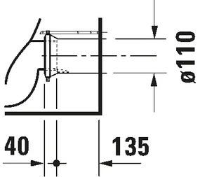 Duravit 21150900002 - Padlóra szerelhető WC D-CODE kerámia/fényes fehér
