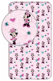 Disney Minnie gumis lepedő flowers 90x200cm