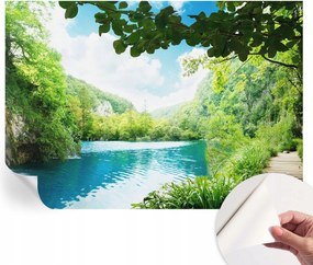 Dekoratív öntapadós fotótapéta Hálószobába Természetes oázis 208x146 cm