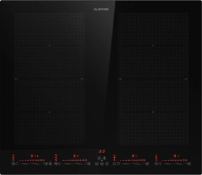 Klarstein Masterzone 60 Flex, indukciós főzőlap, max. 9600 W, beépített, 4 Flex zóna, ThermoBoost technológia, Smart Flex