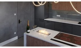 InFire - Beépített BIO kandalló 5,5x50 cm 3kW fekete