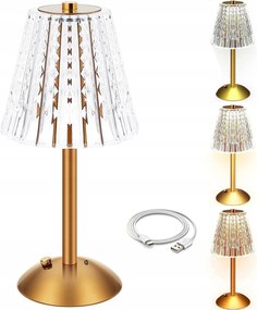 Elemmel működő, szabályozható LED-es érintőképernyős éjjeli lámpa