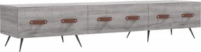 vidaXL szürke sonoma színű szerelt fa TV-szekrény 150x36x50 cm