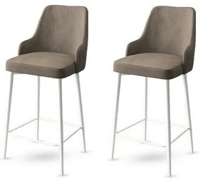 Enox Cappuccino és White bárszék szett, 2 db, 2 db