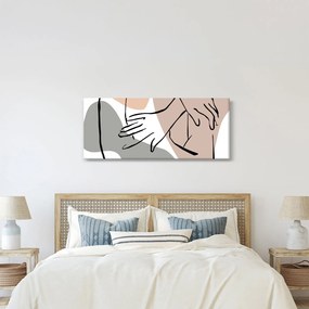 Kép - Női test vonal művészet N⁰2 (120x50 cm)