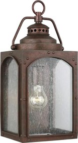 ELSTEAD FE-RANDHURST-M-CO RANDHURST Klasszikus Kültéri Fali Lámpa Réz E27 IP44