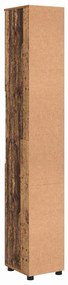 Fürdőszobai magas szekrény Régi fa 30 x 35 x 192 cm Faanyag