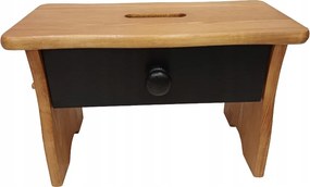 Éger Pácolt Etetőszék Fekete Fiókkal Zsámoly Ryczka Zydel szék