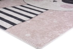 Világos rózsaszín gyerek szőnyeg 120x180 cm Princess Panda – Vitaus