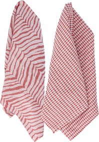 Konyhai törlőkendő 70x45 cm nedvszívó pamut konyhai törlőkendő x2