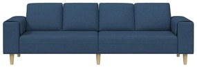 Kanapé Szett Kék szövet
