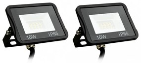 2 db hideg fehér fényű LED-es reflektor 10 W