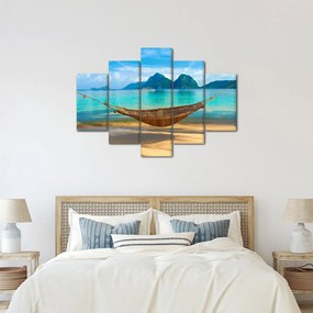 Kép - Hálóágy a tengerparton (150x105 cm)