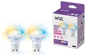KÉSZLET 2x LED Dimmeres PAR16 GU10/4,7W/230V 2700-6500K CRI 90 Wi-Fi WiZ