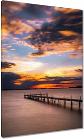 Vászonkép 70x100 Nyugati-tó híd