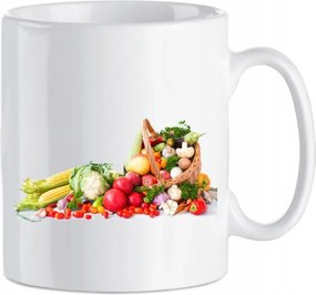 Kerámia bögre Zöldség Gazda Önegészség