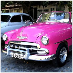 Poszterek 70x70 Kubai autó