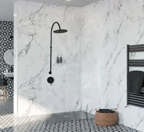 Zuhanyszett rejtett Rea Lugano black + box