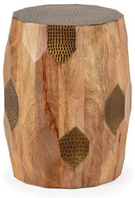 Mangófa kerek tárolóasztal ø 29 cm Fabia – MOME