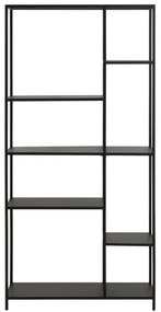 SETH fekete könyvespolc