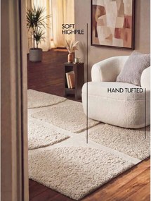 Krémszínű kézi szövésű szőnyeg 80x150 cm Lambeth Jasper – Ted Baker