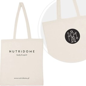 Táska Bevásárló Hálós szövet ekrü bézs Ökológiai Nutridome