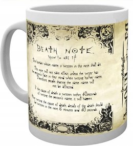 Death Note bögre Szabályok