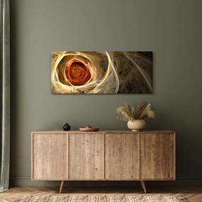 Kép - Absztrakt rózsák tüzes színekben (120x50 cm)