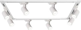 BRILAGI - Sínrendszeres spotlámpa HUSKY 8xGU10/10W/230V 300 cm fehér