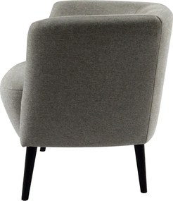 Fotel, világosszürke/fekete, ALIEN