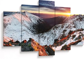 Kép - Téli hegyi panoráma (150x105 cm)