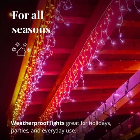 Twinkly TWI190STP-TEU - LED RGB Kültéri karácsonyi lánc 190xLED 11,5m IP44 Wi-Fi