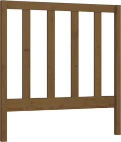 vidaXL mézbarna tömör fenyőfa ágyfejtámla 95 x 4 x 100 cm