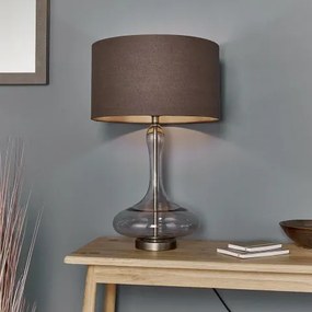 Endon glamour modern asztali lámpa caia antracit ón füstös end79835