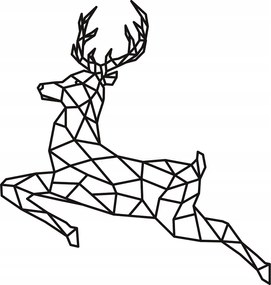 Fali Dekoráció 3D Kép Rénszarvas nappali