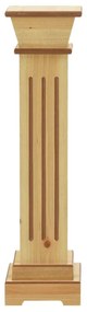 klasszikus faszínű MDF szögletes oszlop virágállvány 17x17x66cm