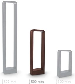 Brilagi - BARI kültéri LED lámpa LED/7W/230V 3000/4000/6000K barna IP54 50 cm